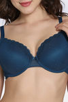 Zivame Coquette Blush Padded Wired 3/4Th Coverage Lace Bra - Gibraltor Sea — thumbnail 5